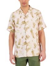 Club Room Mens Silk/Rayon Short-Sleeve Elevated Resort Tropical Shirt Pi... - $18.99