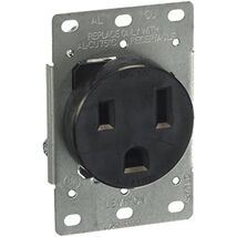 Leviton 5374-S00 50 Amp, 250 Volt, Flush Mounting Receptacle, Straight B... - $33.30 CAD
