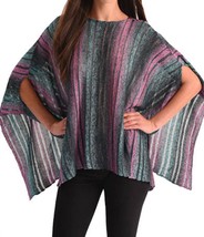 Angel color cut-out poncho in Teal - size M - £40.84 GBP