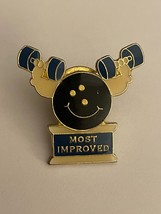 Bowling Bowler Most Improved Pin - $10.00