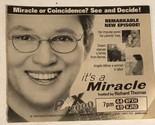 It’s A Miracle Print Ad Advertisement Pax Richard Thomas TPA19 - $5.93