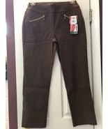 NWT JAMIE SADOCK EQUESTRIAN BROWN GOLF PANTS Sizes 14 &amp; 18 SKINNYLICIOUS - $1,144.28 MXN
