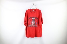 Vtg Mens 2XL Faded 2008 Stanley Cup Champions Detroit Red Wings Hockey T-Shirt - $29.65