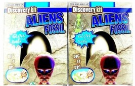 Glow in The Dark Aliens Fossil Egg kids Discovery Kit Toys For Age 3+ Dig it up - $12.59