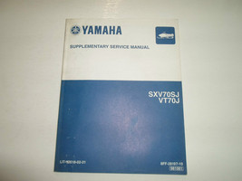 2004 Yamaha SXV70SJ VT70J Supplementary Service Manual Factory Oem Book 04 Supp - $21.71