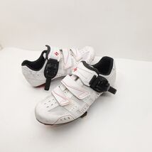 Scattante Torena Road Bike Cycling Shoes Womens Size 6.5 White Red - $18.00