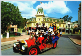 Disneyland Fire Engine No Alarm Mickey Minnie Donald Goofy Pluto Postcar... - $5.97