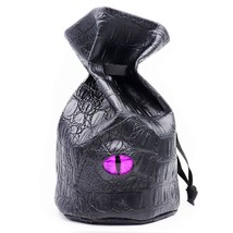 Dragon Dice Bag Dungeons And Dragons Gift Drawstring Leather Dnd Dice Pouch Stor - £23.97 GBP