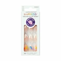 KISS imPRESS No Glue Needed Press On Nails  Design  Purrride  Multicolor... - $174.76 MXN