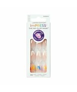 KISS imPRESS No Glue Needed Press On Nails  Design  Purrride  Multicolor... - $9.29