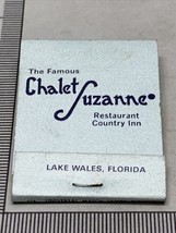 Vintage Matchbook Cover Chalet Suzanne Restaurant Country Inn Lake Wales FL gmg - £9.71 GBP