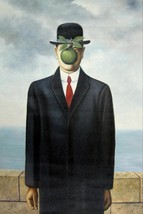 24x36 inches Rep. Magritte Rene  stretched Oil Painting Canvas Art Wall Decor01D - £156.21 GBP