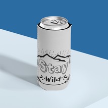Nimble &quot;Stay Wild&quot; Nature Inspired Slim Can Cooler 12oz Premium Quality Neoprene - £12.35 GBP