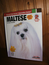 Maltese by Amy Fernandez Includes 2 DVD&#39;s Hardcover Book (NEW) - £6.27 GBP