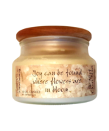 Cheri Blum Reminessence Candle 10 oz Glass Jar Wood Lid 40 - 50 hours GR... - £19.43 GBP