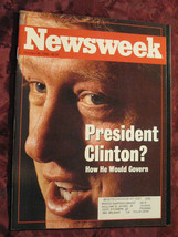 NEWSWEEK October 26 1992 Bill Clinton Blacks on TV Cuban Missile Crisis - £6.92 GBP