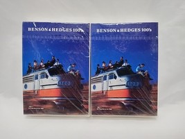 Set Of (2) Benson And Hedges 100s Cigarette Playing Card Decks Sealed - $12.38
