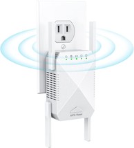 WiFi Extender 2024 Fastest WiFi Booster 1200Mbps Dual Band 5GHz 2.4GHz WiFi Exte - £65.41 GBP