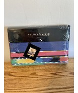 Collier Campbell Teton KING Flat Sheet New VTG 1993 90s Colorful Mountai... - €21,71 EUR