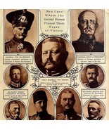 Leaders Of Nations Invested In The Great War 1920s WW1 Battle Military G... - $761.39 MXN