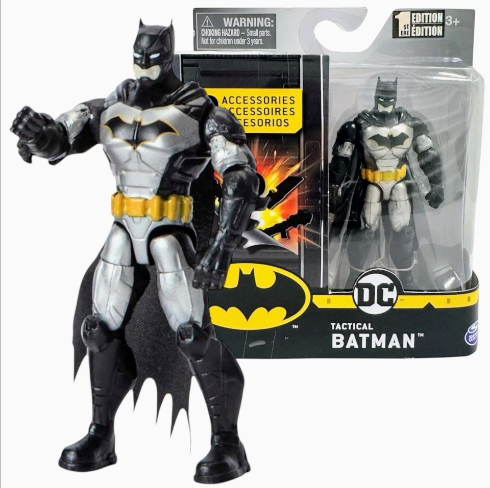 DC Batman - 1st Edition 4” Tactical Batman - Spin Master - Collectible - $20.00
