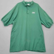 Polo Bud Light Beer Green Short Sleeve Classic USA Made Men&#39;s Size 2X An... - £8.56 GBP