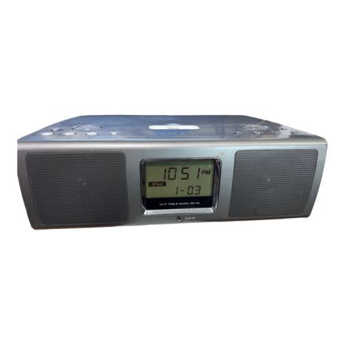 TEAC HiFi iPod Dock Table Clock Radio GR10i Works w/ Knob/Dial