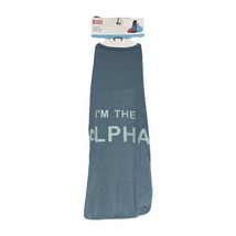 Boots &amp; Barkley Blue I’m the Alpha Pet Apparel Dog Shirt Top Size Large New - £5.33 GBP