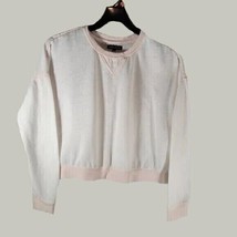 Kendall and Kylie Sweatshirt Womens Medium Pink Peach Waist - £7.96 GBP
