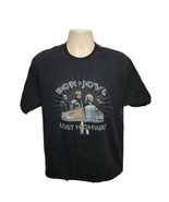 Bon Jovi Lost Highway All Roads Lead to the Rock Adult Large Black TShirt - $19.80