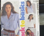 McCall&#39;s 5937 Shirts in 2 Lengths Pattern - Size 20/22/24 - $10.68