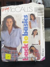 McCall&#39;s 5937 Shirts in 2 Lengths Pattern - Size 20/22/24 - $10.68