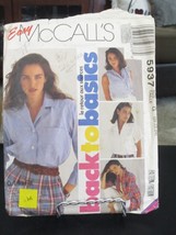 McCall&#39;s 5937 Shirts in 2 Lengths Pattern - Size 20/22/24 - £8.02 GBP