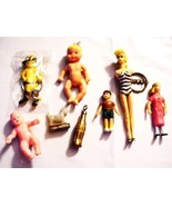 lot of Small Dollhouse Toys Shrek Barbie&#39;s Krissy Baby Coca Cola Bottle - £73.36 GBP