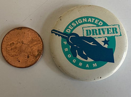 Vintage Designated Driver Program Party Bar Lapel Pin Rare - £7.39 GBP