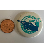Vintage DESIGNATED DRIVER Program Party Bar Lapel Pin Rare - £7.79 GBP