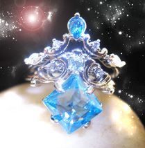 Haunted Ring You Were Born To Be Queen Wealthy &amp; Beautiful Highest Light Magick - £218.43 GBP