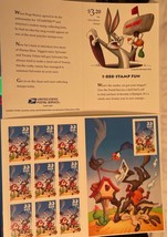 stamp collectors Road Runner and Wile E. Coyote .33 cent stamp on collector card - £9.75 GBP