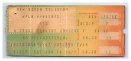 Yes Concert Ticket Stub Juin 16 1979 Neuf Haven Connecticut - $51.96