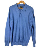 Joseph A Banks Sweater XXL 2XL 100% Italian Merino Wool Pullover Collare... - £36.59 GBP