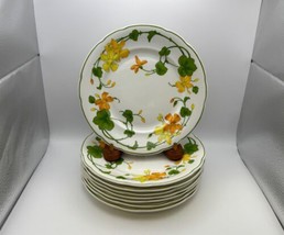 Set of 8 Villeroy &amp; Boch GERANIUM Salad Plates - £146.72 GBP