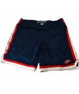 Y2K 00s Nike Basketball Uncompromising Excellence Blue/Red/White Shorts ... - $64.89 CAD