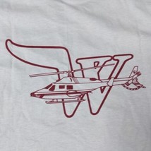 Vintage 90s Hospital Wing Memphis TN Gray L T-Shirt Helicopter Single St... - $30.81