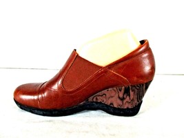 Sanita Brown Leather Comfort Women&#39;s 7 1/2 (SW16)  - £18.87 GBP