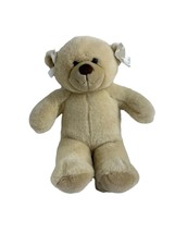 Build a Bear Workshop 16&quot; Plush Stuffed Animal Cream Ivory Ear Bows Tedd... - $16.83