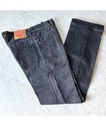 Pre-loved Partner

Levi&#39;s Original 501 Button Fly Denim Jeans Black 0660... - €40,62 EUR