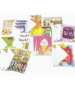 Lot Of 23 Happy Birthday Cards 7x4.75 with Envelopes Glitter Collective ... - £38.93 GBP