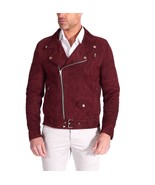 Jacket Leather Suede Men Western Fashion Custom Made Coat Biker  Real Re... - £33.14 GBP+