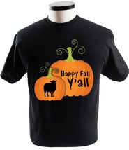 Happy Fall Yall Cute Pumpkin Funny Sheep Farmers And Sheep - £13.54 GBP+