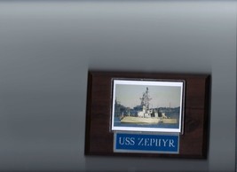 USS ZEPHYR PLAQUE PC-8 NAVY US USA MILITARY PATROL COASTAL SHIP - £3.95 GBP